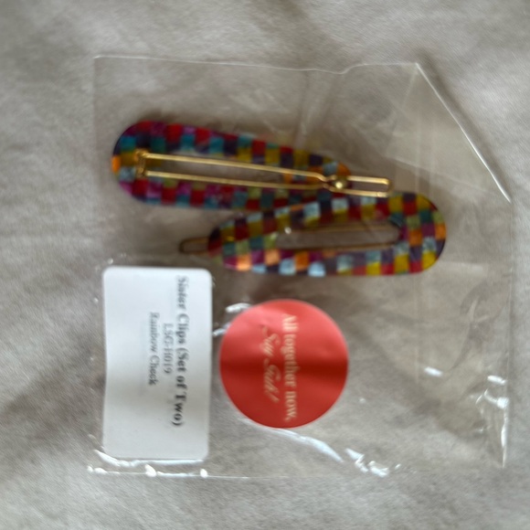 Lisa Says Gah! Colourful Mosaic Hair Barrettes - Picture 8 of 8